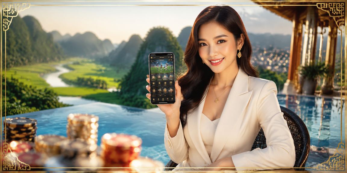Khung cảnh Ninh Bình với chủ đề thể thao và người dùng Việt Nam